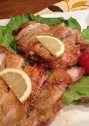 超簡単♪レンチン蒸し鶏-レシピのメイン写真