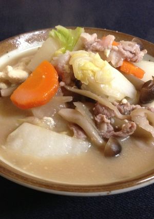 芋煮とろける酒粕入り-レシピのメイン写真