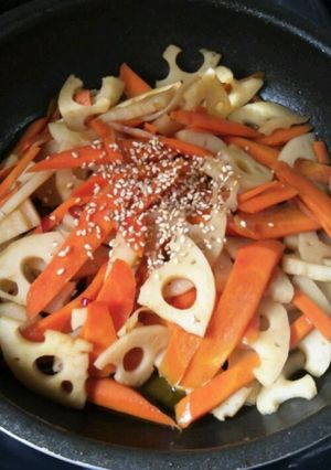 蓮根のきんぴら-レシピのメイン写真