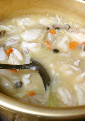 だんご汁とろける酒粕風味-レシピのメイン写真