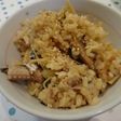 玄米のサンマごはん