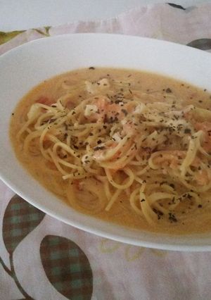 ぱぱっと♪本格味♡ﾄﾏﾄｸﾘｰﾑﾊﾟｽﾀ-レシピのメイン写真