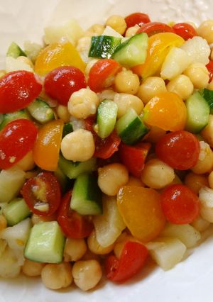 ひよこ豆のコロコロサラダ-レシピのメイン写真
