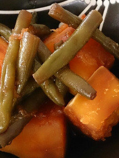 簡単☆かぼちゃとインゲンの煮物-レシピのメイン写真