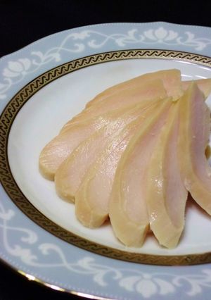 鶏ハム(酵素を考えて調理)-レシピのメイン写真