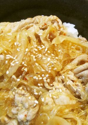 簡単☆はるさめ豚丼-レシピのメイン写真