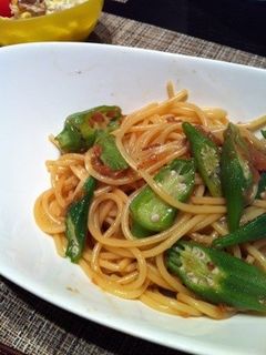 梅とオクラの和風パスタ-レシピのメイン写真