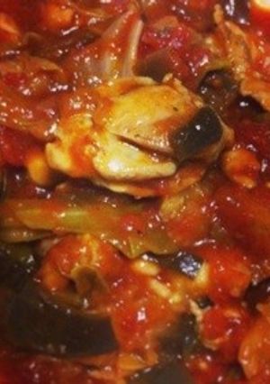 簡単・手間なし！鶏肉のトマト煮込み-レシピのメイン写真