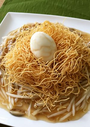 恐竜の卵の皿うどん-レシピのメイン写真