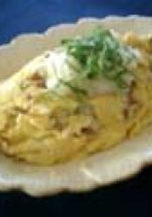 長芋入りふんわり卵の納豆オムライス-レシピのメイン写真