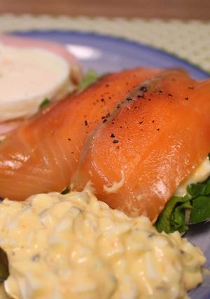 サーモンタルタルマフィン-レシピのメイン写真