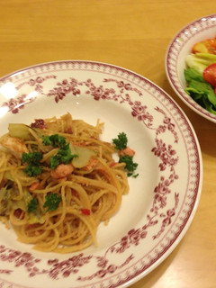 梅とチキンの和風たらこパスタ-レシピのメイン写真