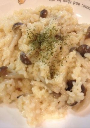 チーズキノコリゾット-レシピのメイン写真