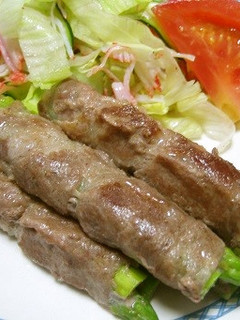 市販の和風だれで♪アスパラ豚薄切り肉巻き-レシピのメイン写真
