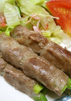 市販の和風だれで♪アスパラ豚薄切り肉巻き-レシピのメイン写真