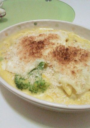 かぼちゃの煮付けで、懐かしグラタン-レシピのメイン写真