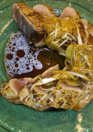 カツオのたたき・ネギ醤油熱々油掛け-レシピのメイン写真