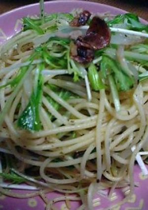シャキッ！水菜ツナパスタ-レシピのメイン写真