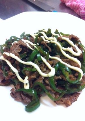 シンプル！肉ピーマン炒め-レシピのメイン写真