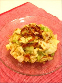 にんにく香るキャベツの桜えび炒め-レシピのメイン写真
