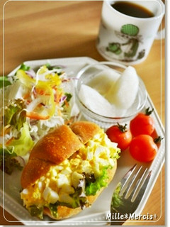 美味しそうなサンド用ロールパンの切り方★-レシピのメイン写真