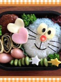 キャラ弁ドラえもん♡-レシピのメイン写真