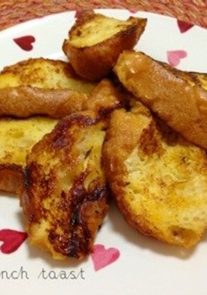 フランスパンdeフレンチトースト♡-レシピのメイン写真