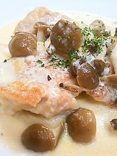 フライパンひとつ鶏肉ときのこのクリーム煮-レシピのメイン写真