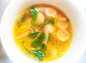 捨てないで！セロリの葉のスープ-レシピのメイン写真