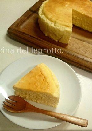 本格スフレチーズケーキ-レシピのメイン写真