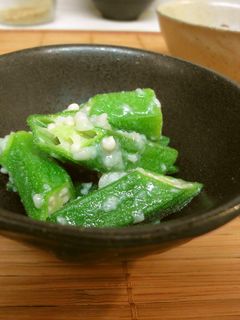 *おつまみに*オクラの塩麹和え*-レシピのメイン写真