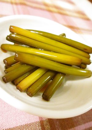 にんにくの芽甘醤油漬け（마늘장아찌）-レシピのメイン写真
