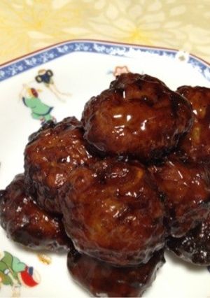 ヘルシー肉団子の黒酢あんかけ-レシピのメイン写真