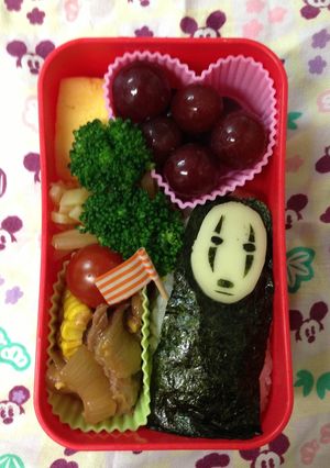 ジブリ カオナシのキャラ弁-レシピのメイン写真