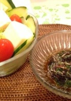 豆腐サラダを簡単ボリュームアップ！-レシピのメイン写真