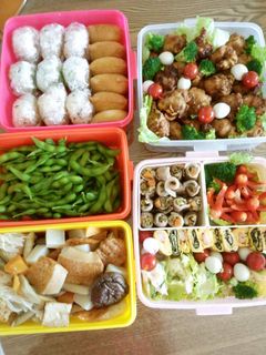 運動会用弁当2012-レシピのメイン写真