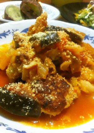 夏野菜たっぷり♪ミートボールトマト煮込み-レシピのメイン写真