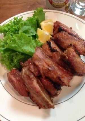 漬け込み焼くだけジューシー豚のスペアリブ-レシピのメイン写真