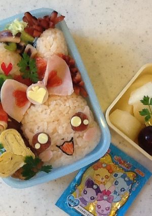 プリキュアのシャルルのキャラ弁♪♪-レシピのメイン写真