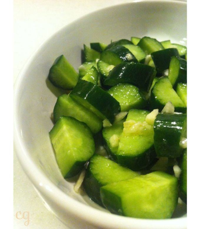 きゅうりとにんにくのおつまみ(蒜泥黄瓜) by facai 【クックパッド