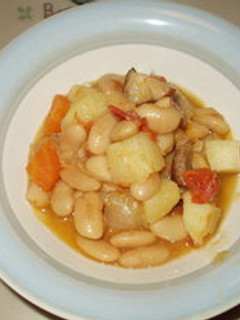 ベーコンと豆の煮込み-レシピのメイン写真