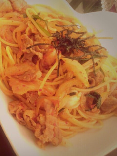 パスタ!豚キムチの革命-レシピのメイン写真