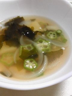 オクラのスープ-レシピのメイン写真
