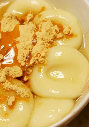 豆腐の白玉♪はちみつきなこがけ-レシピのメイン写真