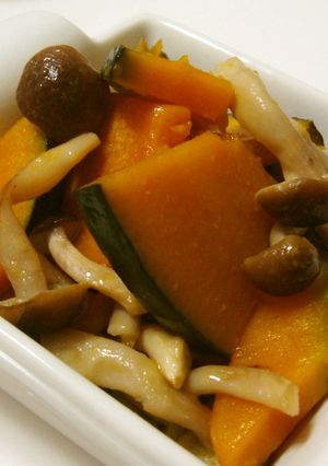 簡単！かぼちゃとしめじのトースター焼き-レシピのメイン写真