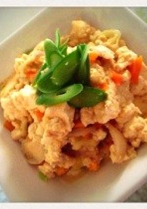 簡単なうちの炒り豆腐-レシピのメイン写真