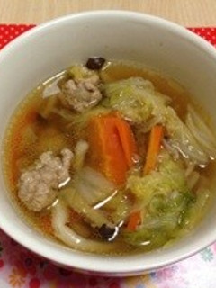 野菜たっぷり☆肉団子スープ-レシピのメイン写真