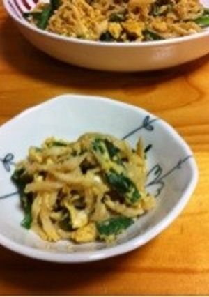 切り干し大根とニラの卵とじ-レシピのメイン写真
