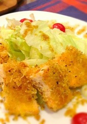 サーモンのかりかりパン粉焼き♡-レシピのメイン写真