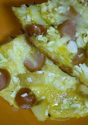 残り物でスパニッシュオムレツ風-レシピのメイン写真